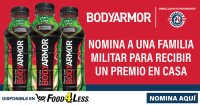 ¡Nomina a una familia militar para recibir un premio de BODYARMOR en casa!