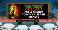 Participa por boletos para CALIBASH gracias a BOB MARLEY: ONE LOVE
