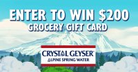 Enter to win a $200 Grocery Gift Card