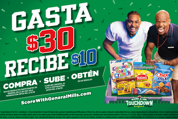 Gasta $30 Recibe $10